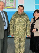 Зустріч з випускником школи - підполковник Нікітенко Олег Миколайович