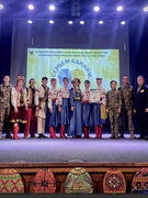 Команда "Сильні духом"- учасники другого етапу  обласного конкурсу " Серцем  єдиним, ми- Україна"