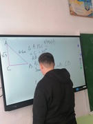 Відкритий урок з геометрії у 8 класі на тему: "Розв'язування прямокутних трикутників" Вчитель: Стоцький А. М.