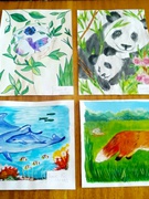 Шкільний етап Всеукраїнського конкурсу дитячого малюнку "Зоологічна галерея".