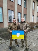 Сьогодні, у День соборності України, почесними гостями нашої школи стали наші випускники, воїни-титани, наші захисники Роман Теленцьо  та Іван Ковалик.