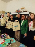 Майстер-клас із розпису еко-торбинок "Різдвяні традиції"