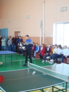 Ігри з настільного тенісу у Вовковецькій школі