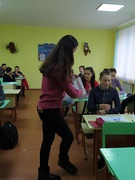 Учні 11 класу в рамках Всеукраїнської акції "16 днів проти насильства"