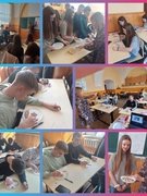 Учні 8-А класу взяли участь у занятті з елементами тренінгу "Заняття емоційної напруги за допомогою методів арт-терапії" Практичний психолог - Галина Синішина