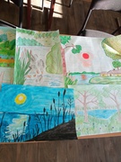 Малюємо малюнки до конкурсу "Природа Малого Полісся очима дітей"