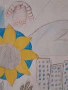 Виставка дитячих малюнків "Небесна сотня білих журавлів"