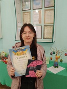 Районний конкурс "Великодні писанки". ІІ місце здобула учениця 7 класу Денисюк Дарина