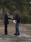 Посвята учнів 1 класу в козачат. Святкування « дня захисників і захисниць України»