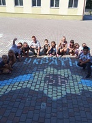 Стріт-арт до тижня НЕЗАЛЕЖНОСТІ «Хай в серці кожної дитини, живе любов до України.