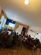 Змагання між учнями 10-11 класів "На захисті України" до Дня Збройних Сил України