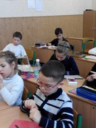 На уроках образотворчого мистецтва