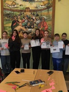 До Дня Єдності в 6-Б класі (кл.кер. Алкіна Г.В.) проведено виховну годину-конкурс «В єдності - сила» .