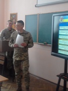 Урок мужності, проведений курсантами Львівської академії сухопутних військ
