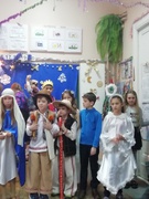 Показовий захід в 4-А класі польською мовою до Різдва Христова