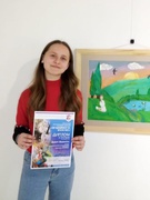 Вероніка Дудич зайняла 3 місце у ІІІ етапі конкурсу дитячої творчості "Об'єднаймося ж, брати мої!"