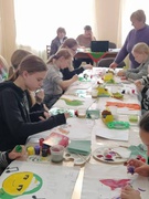 Гурток образотворчого мистецтва "Юний художник". Керівник   Галина Франківна Виприцька