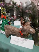 Шкільна виставка новорічно-різдвяних композицій "Святвечір" і " Новорічний подарунок "
