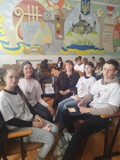 Сьогодні учні нашої гімназії взяли участь у фіналі інтелектуальної гри "Що? Де? Коли?" серед команд Хустської територіальної громади.