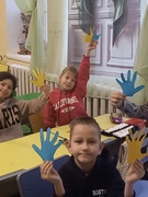 "Дорослий знає й дитина - Україна в нас - єдина!"  День Соборності у 3-Б класі.  Класний керівник - Інна Хворостецька.