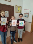 Учні 4 класу взяли участь у конкурсі малюнків "Великодня писанка"