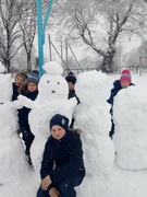 Захопливе морозне змагання на кращу снігову скульптуру.